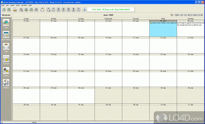 Active Desktop Calendar Windows 10 plantclever